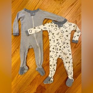 Burt’s Bees baby sleepers/jammies